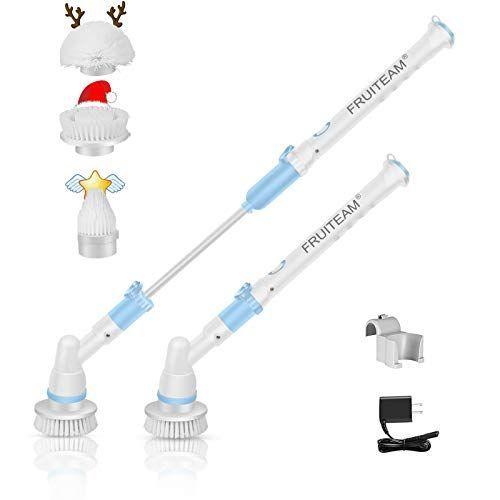 Fruiteaｍ お風呂掃除ブラシ バスポリッシャー ターボプロ 3種類の替えブラシ 長時間稼働 収納易い 軽 静音 無線操作 高級 掃除時間短縮