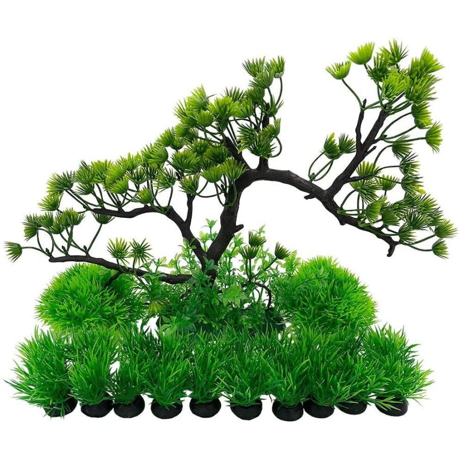 水槽用 人工水草 中 大型水草 レイアウト 水槽 オーナメント 水槽内装 アクアリウム 水槽 飾り 風水盆栽 観賞魚 熱帯魚 金魚 爬虫類 Jpストア 通販 Yahoo ショッピング