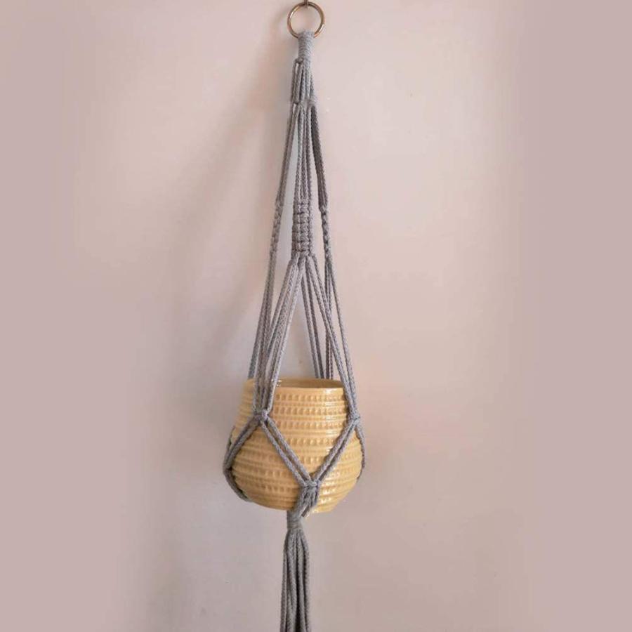 Alip プラントハンガー マクラメ 観葉植物 ハンギングプランター 吊り下げ 植物ハンガーネット 手作り 綿 ロープ ぶら下げ 屋外 屋内 Jpストア 通販 Yahoo ショッピング