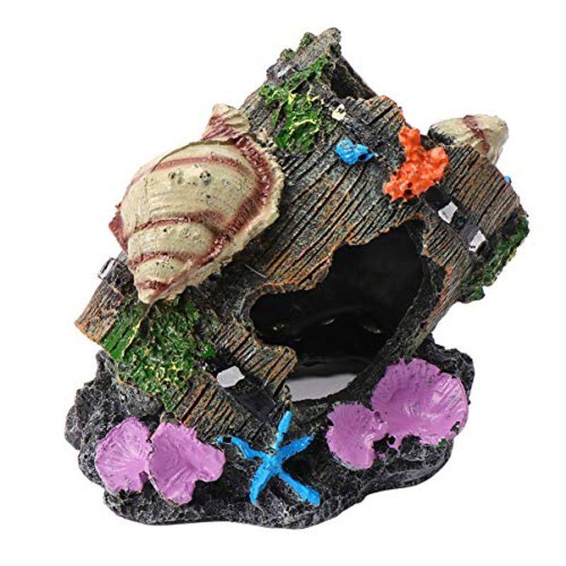 Vorcool 信憑 バケツ オブジェ 水槽 隠れ家 小型 金魚 エビ オーナメント 爬虫類 めだか 置物