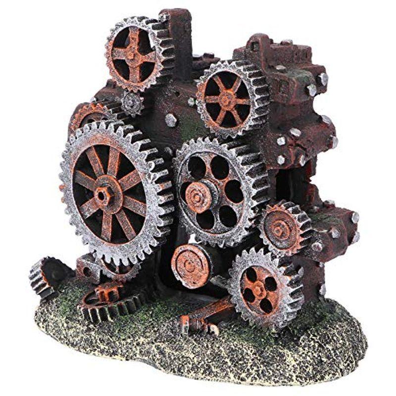 Ledmomo アクアリウム オブジェ 水槽内装 築山 水槽 隠れ家 オーナメント 水族館 アクセサリー 装飾 樹脂 1ピース Majesticxpress