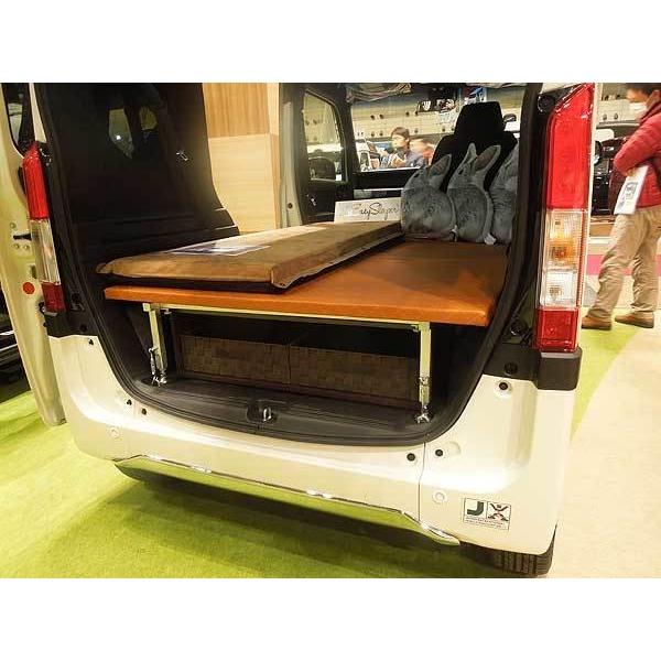 ホンダNバン用ベッドキット ホンダ N-VAN m.flat ベッドキット レザータイプ/クッション材