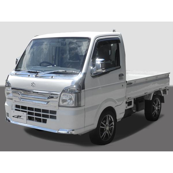 キャリイ DA16T日産 NT100クリッパー 三菱 ミニキャブ フロントスポイラー LED付 塗装付 キャリイ 日産 DA16T キャリイ（NT100クリッパー/ミニキャブ共通