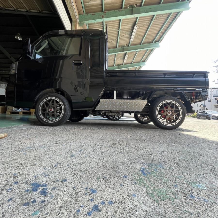 ハイゼット／ハイゼットジャンボS500系専用設計 アルミ製バックステップ送料無料 ダイハツ ハイゼットジャンボ(S500P/S510P) MC前/MC後共通 アルミ