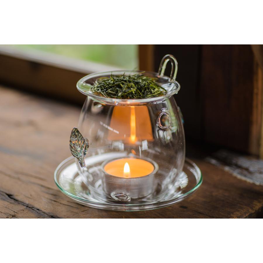 茶和家 茶香炉 耐熱ガラス製 （キャンドル一個付） ギフトラッピング可