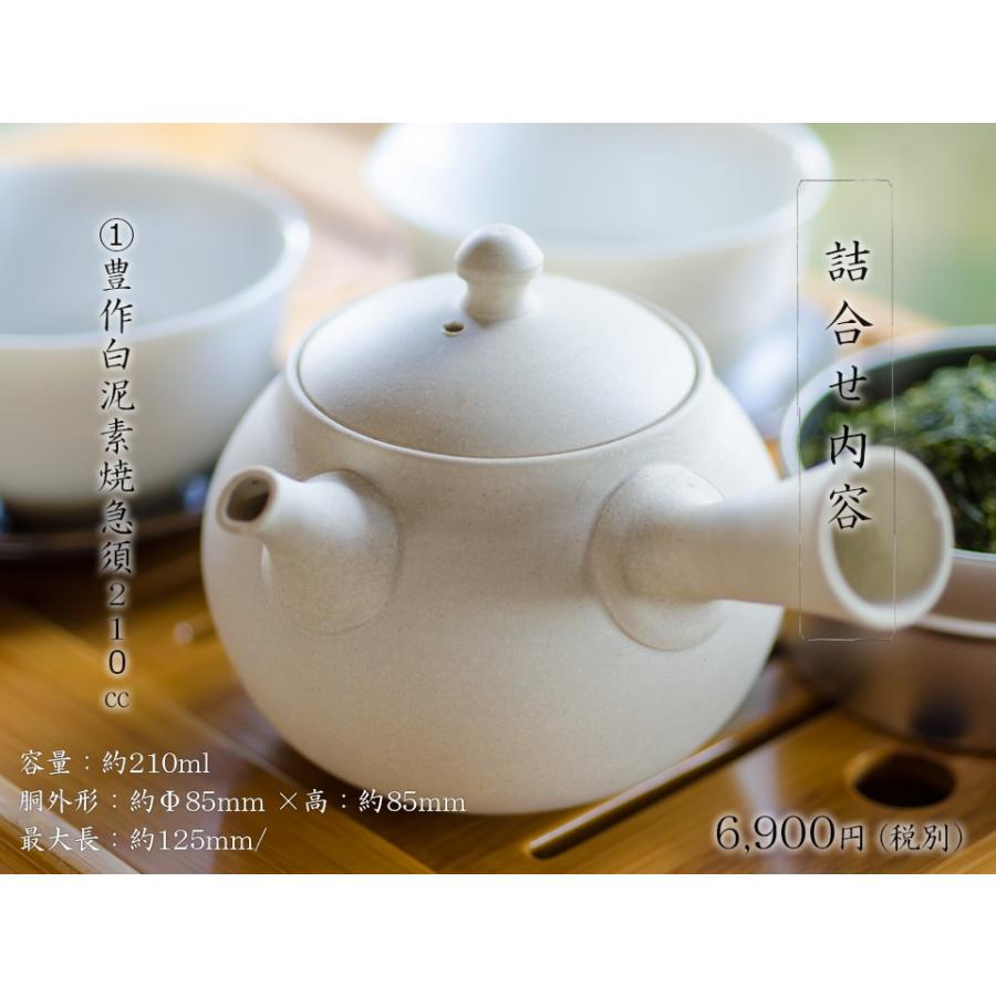 お茶旅 日常茶事の愉しみ お茶始め 茶器 セット ( 3人用/5品：急須