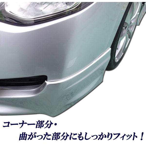 エアロ スポイラー用 隙間パッキン モール 両面テープ付き 白 ホワイトカラー 5Mサイズ 綺麗な見た目アップに!|jparts|03
