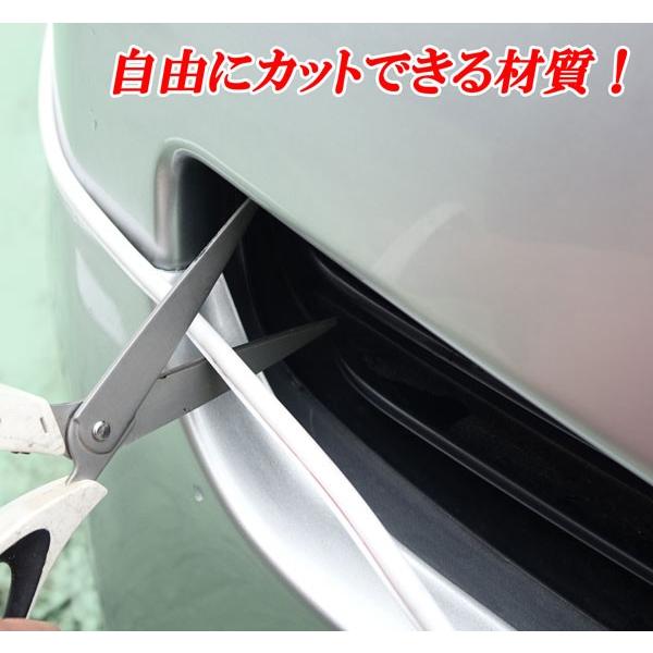 エアロ スポイラー用 隙間パッキン モール 両面テープ付き 白 ホワイトカラー 5Mサイズ 綺麗な見た目アップに!|jparts|05