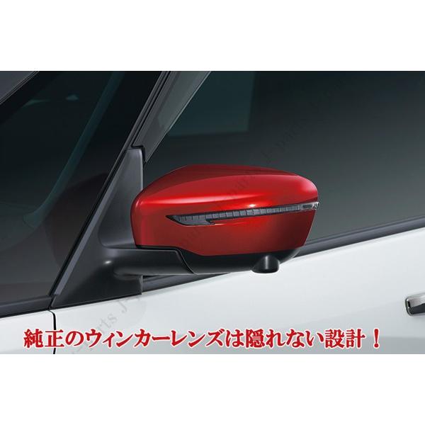 日産 ジューク F15系 後期専用 赤 ニスモレッドカラー ドアミラー