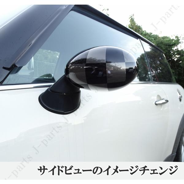 BMW MINI ミニ ミニクーパー R50 R52 R53 ドアミラーカバー ナイト