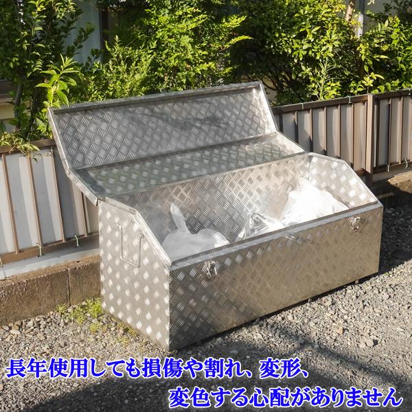 汎用 大容量330リットル 大型ゴミボックス ステンレス製 シマ 縞 汎用 大容量330リットル 大型ゴミボックス ステンレス製 シマ 縞