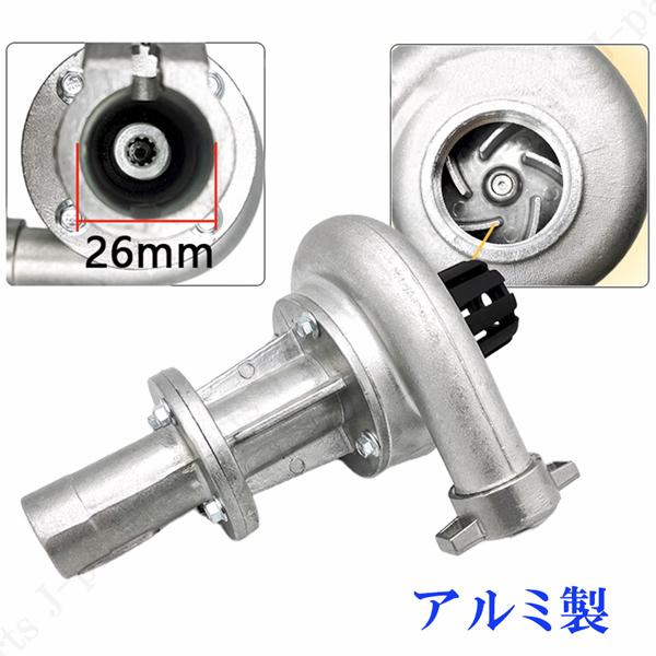 工場紹介動画付 交換アタッチメント ポンプ エンジン式 揚水 排水 散水