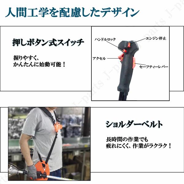 草刈機　取引き決定 タイヤ付エンジン草刈機 手押し草刈り機 らくらく作業 最強52cc 新品 y