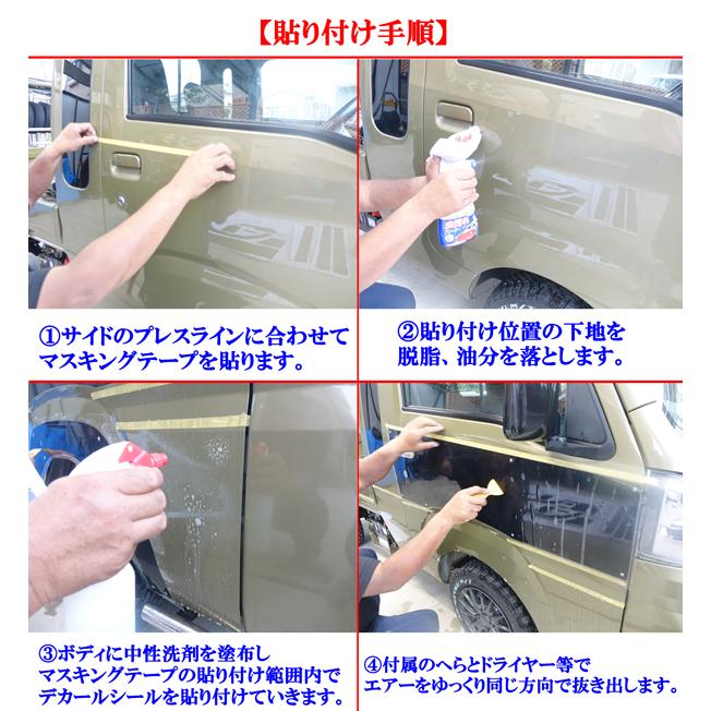 貼り付け装着動画付 ダイハツ ハイゼットジャンボ 前期後期 キャビン