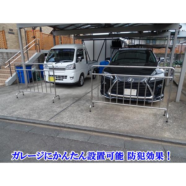 動画説明付 ステンレス フェンス ガード安全柵 幅1.8M 1800mm 公園