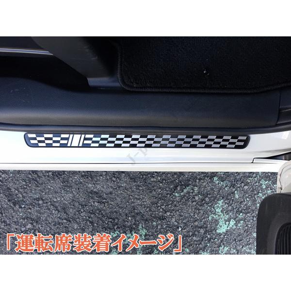 NBOX N-BOX JF3 JF4 標準 カスタム ドアスカッフプレート フロント左右