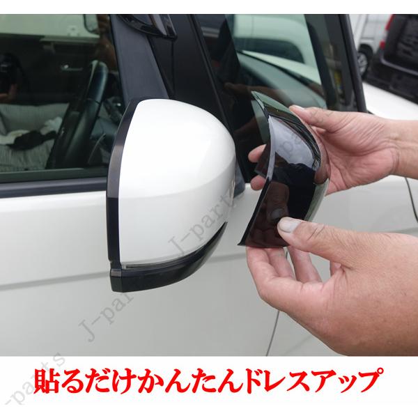 ホンダ N-BOX JF3.4　ドアミラー カバー 艶有 ブラック ホンダ NBOX N-box エヌボックス JF3 JF4系 ドアミラーカバー 艶あり