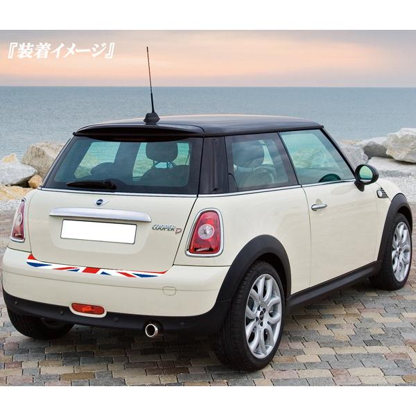 ミニ R55 F55 F56 ユニオンジャック柄 リアバンパーガード : 株式会社J
