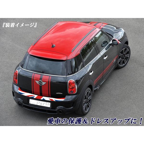 ミニ R55 F55 F56 ユニオンジャック柄 リアバンパーガード : 株式会社J