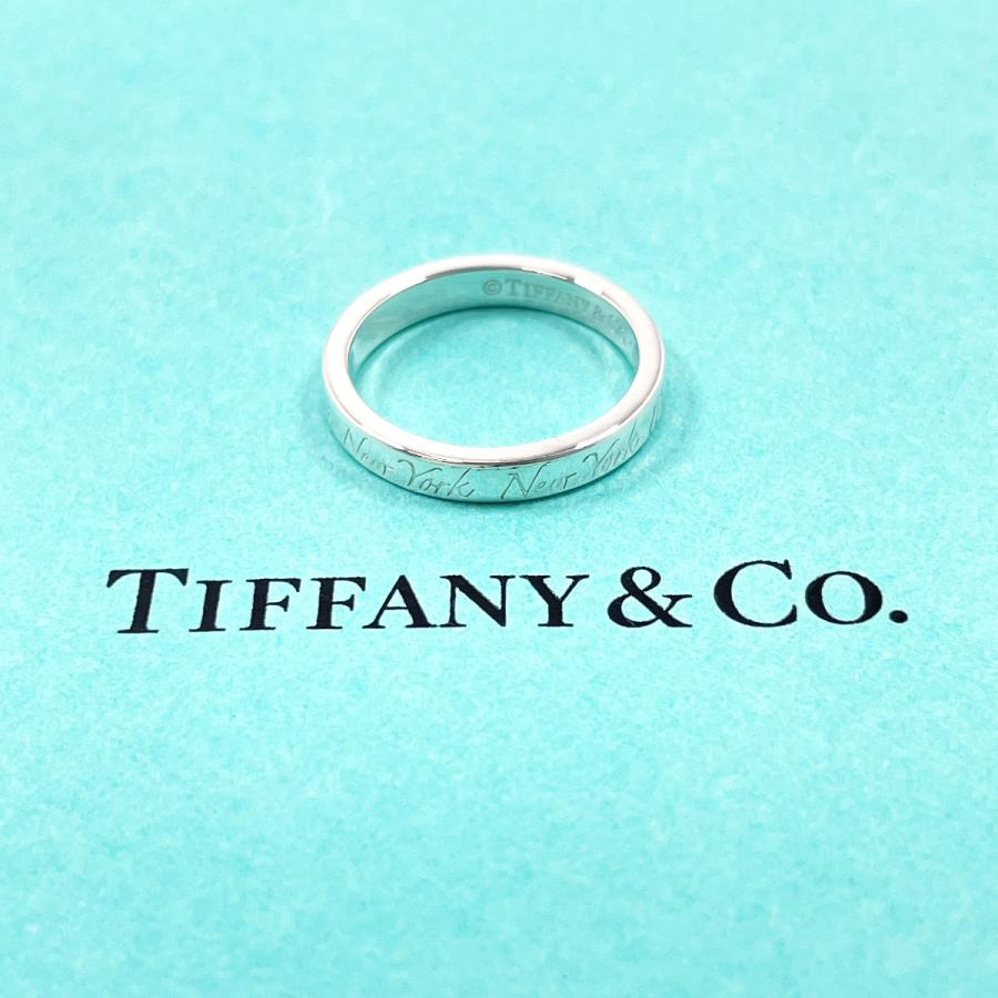 Tiffany & Co.リング　ノーツナローニューヨークシルバー925 TIFFANY&Co.（ティファニー） 7.5号 リング・指輪 ノーツ ナロー