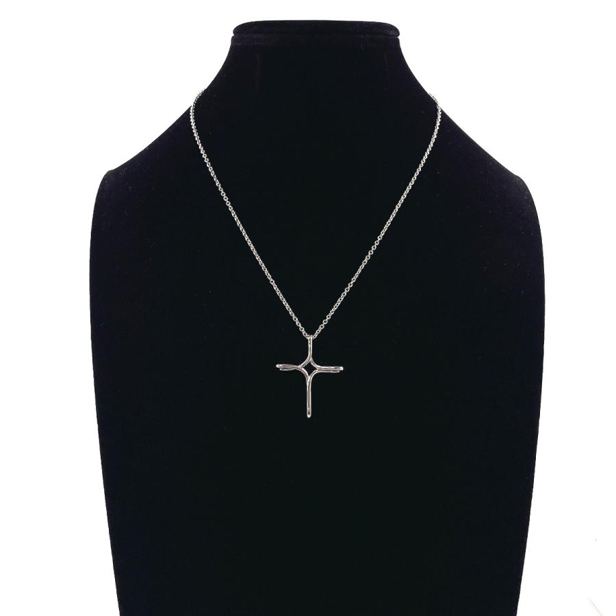 【美品】ティファニー インフィニティクロス ネックレス シルバー925 TIFFANY&Co.（ティファニー） インフィニティ クロス ネックレス