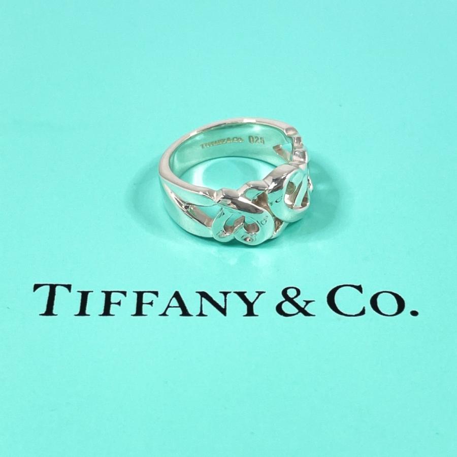 Tiffany & Co. ティファニー トリプルラビング　ハートリング TIFFANY&Co.（ティファニー） 10号 リング・指輪 トリプル ラビング