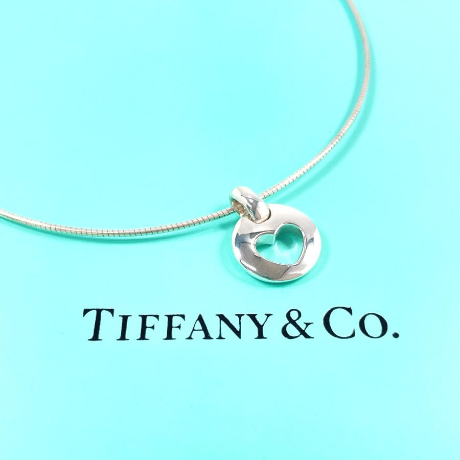 TIFFANY&Co.（ティファニー） ネックレス ピアスド ハート くり抜き