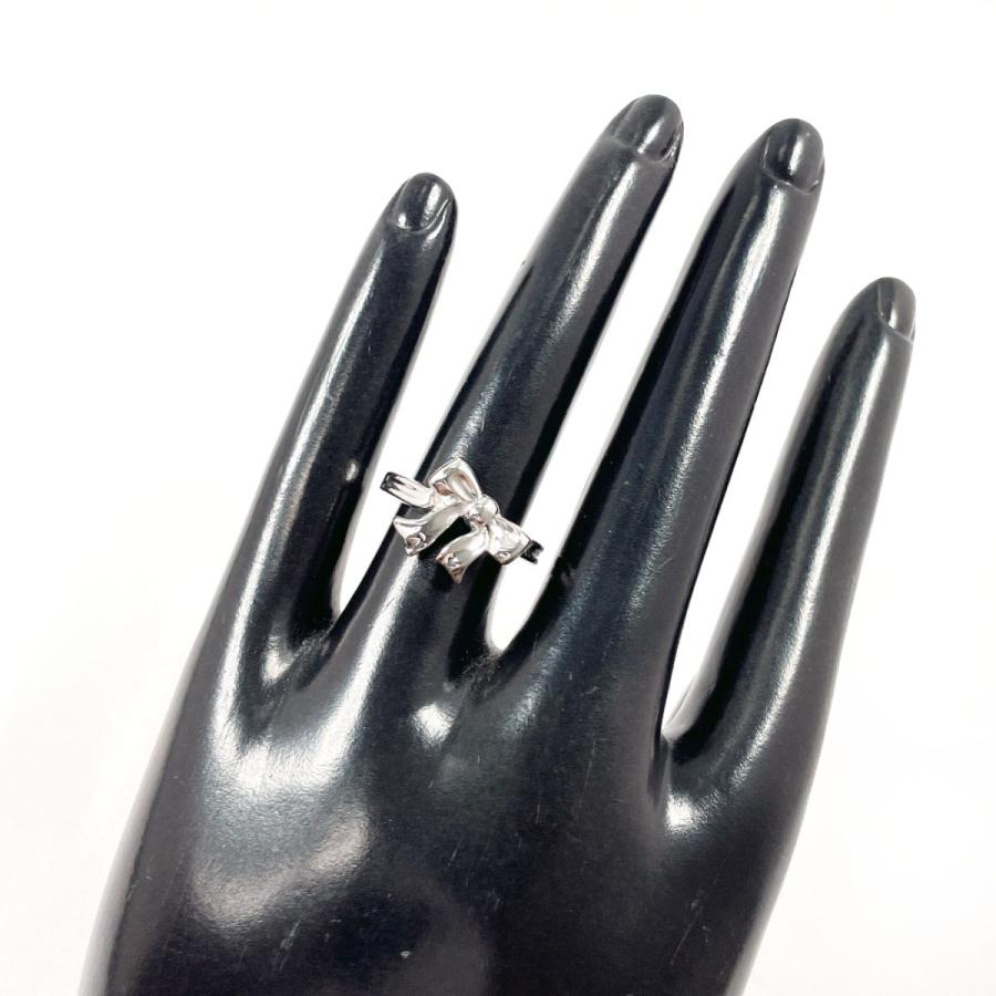 TIFFANY&Co.（ティファニー） 8号 リング・指輪 リボン シルバー925