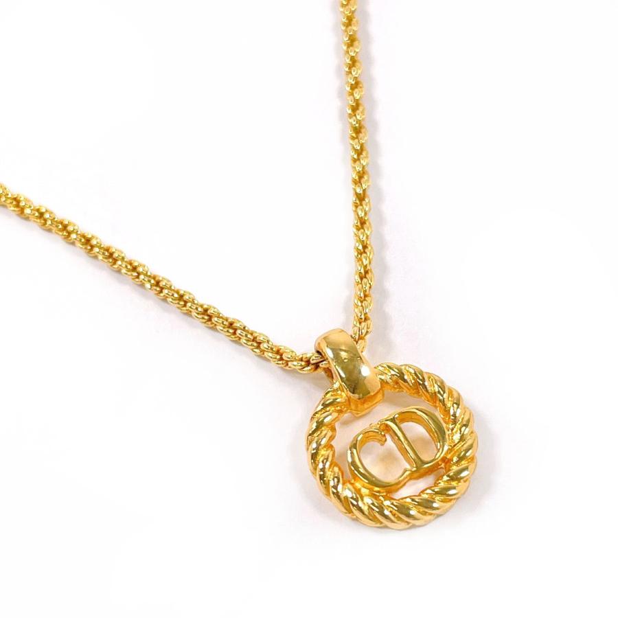 クリスチャンディオール Christian Dior ネックレス CD ロゴ