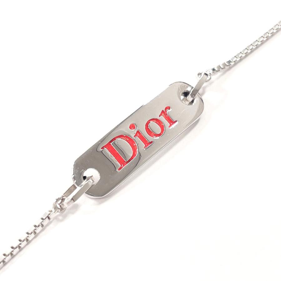 クリスチャンディオール Christian Dior ブレスレット ロゴプレート