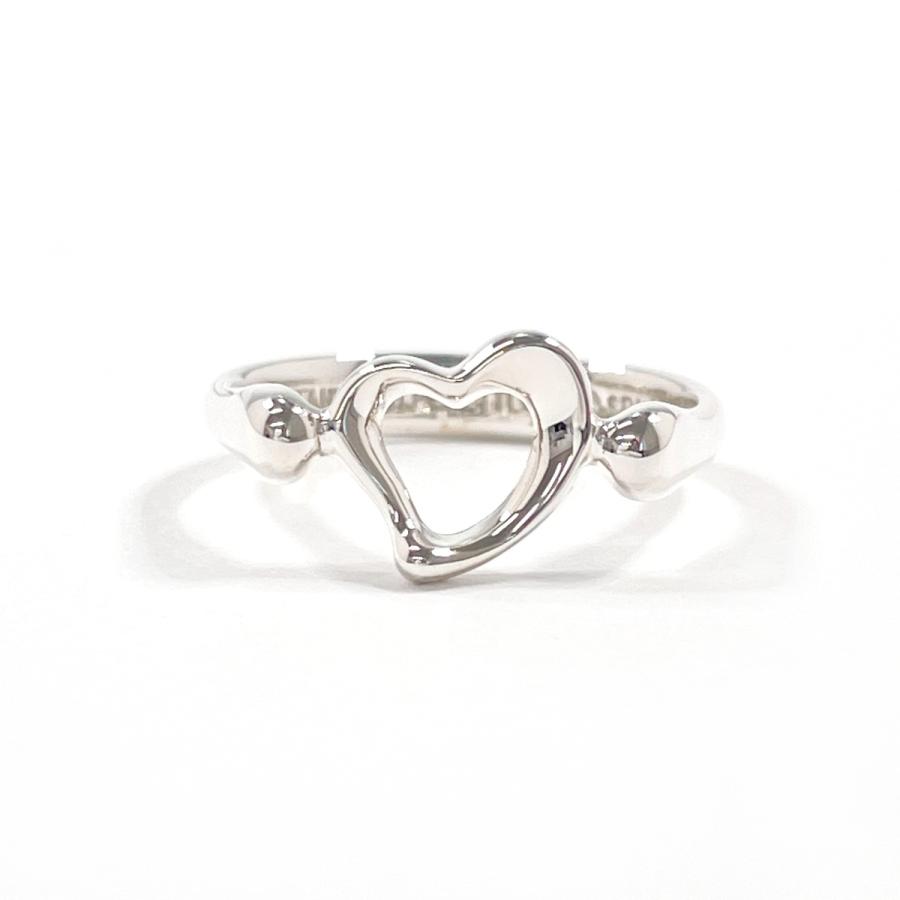 【正規品】12号ティファニー オープンハート エルサ・ペレッティシルバー 925 TIFFANY&Co.（ティファニー） 12号 リング・指輪 オープンハート