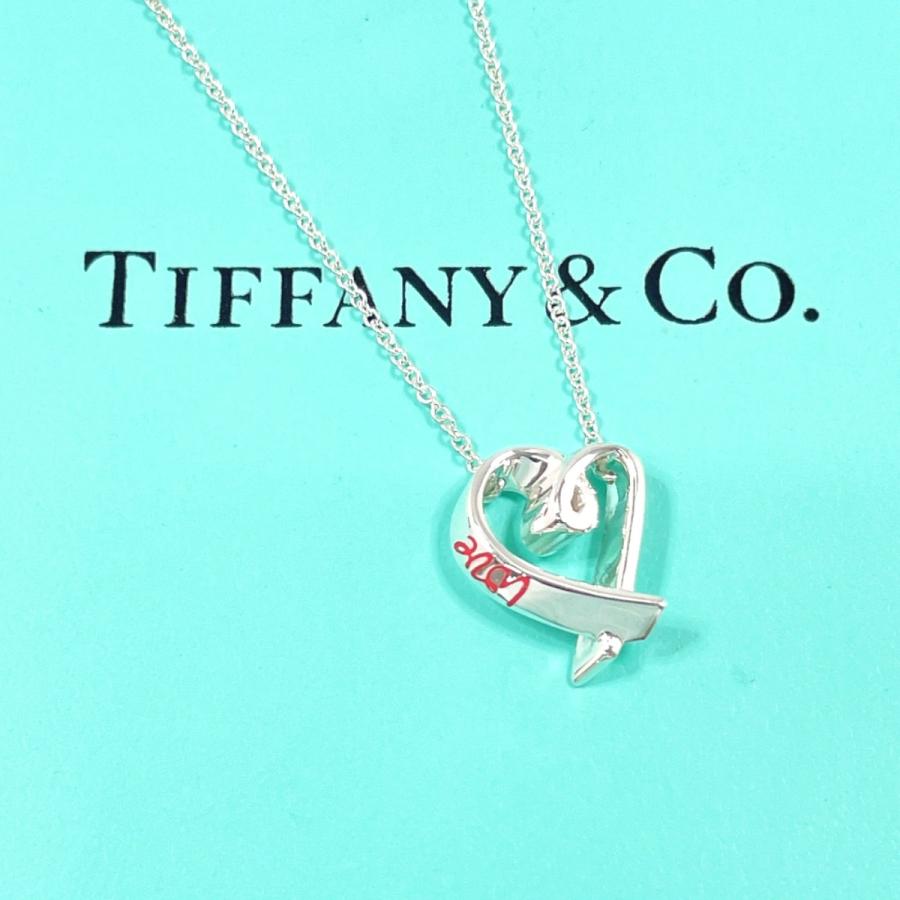✦Tiffany & Co. ラビングハートネックレス TIFFANY&Co.（ティファニー） ネックレス ラビングハート LOVE
