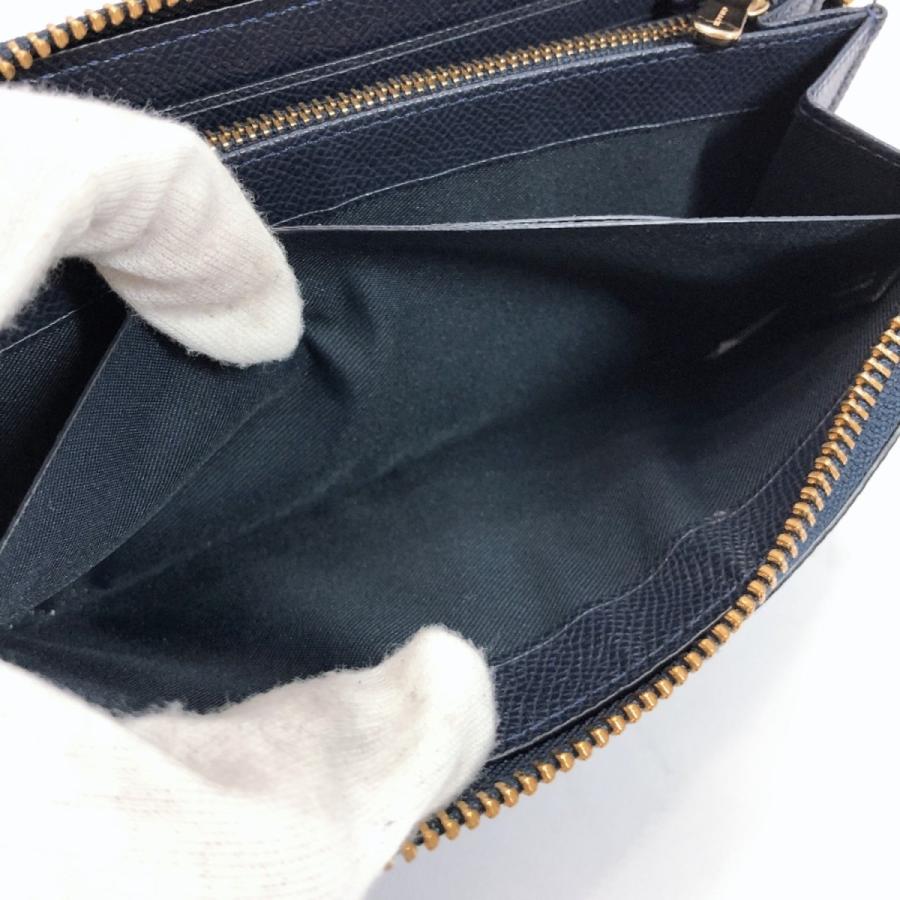 Coach コーチ 長財布 52372 ラウンドファスナー レザー ネイビー ゴールド金具 レディース 中古 F0047179 Jp Brands Com Yahoo 店 通販 Yahoo ショッピング