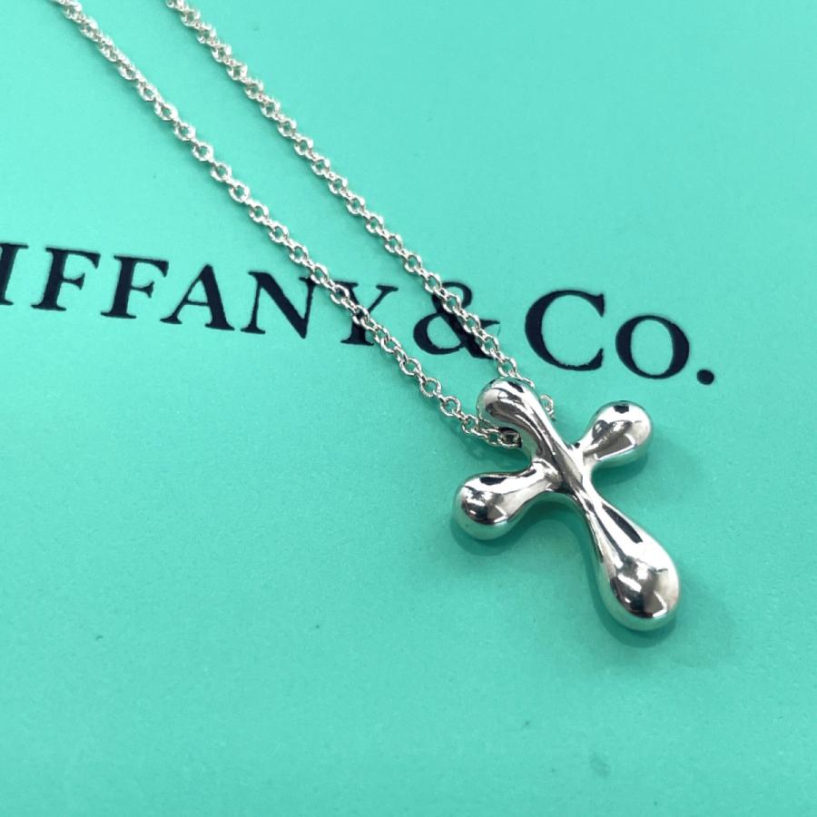 良品◎（TIFFANY&Co. ティファニー）ネックレス クロス ミニ エルサ ペレッティ シルバー925 シルバー【送料無料】