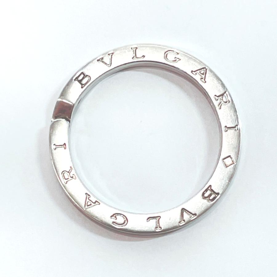 ブルガリ BVLGARI キーホルダー キーリング ペンダントトップ シルバー 
