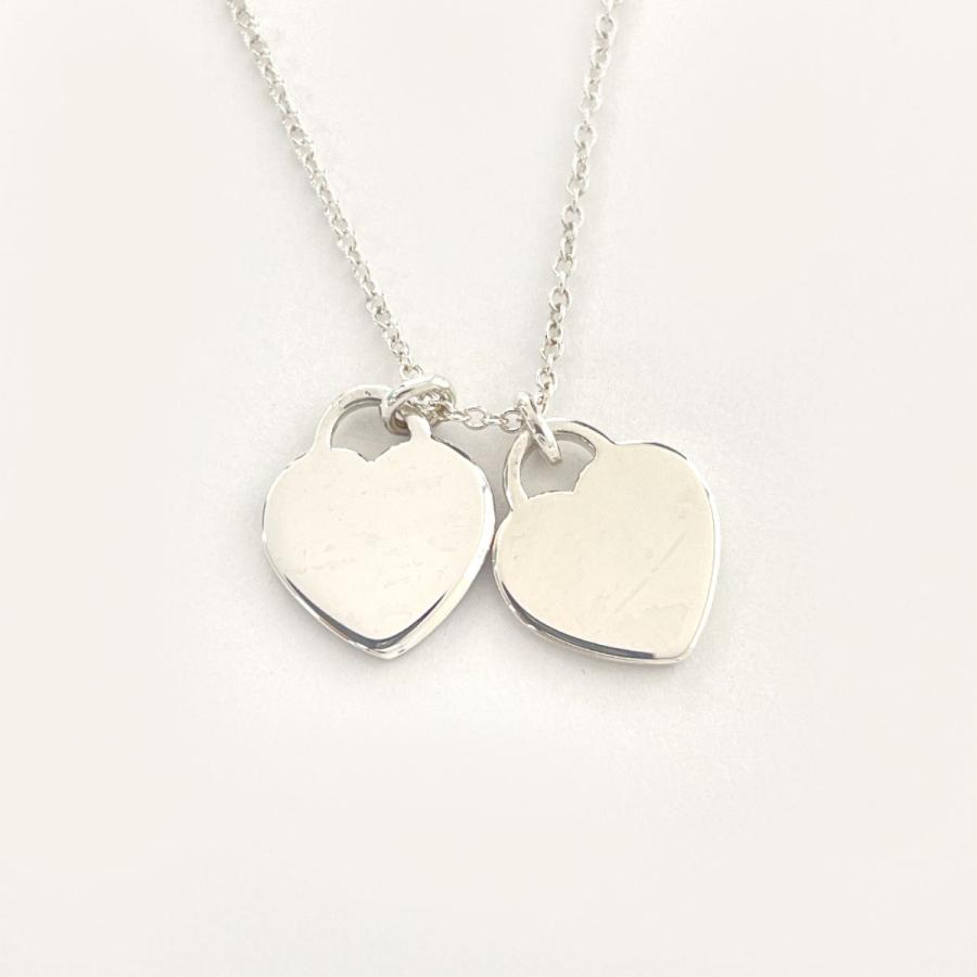 TIFFANY&Co. ティファニー ネックレス リターントゥ ミニ ダブルハート