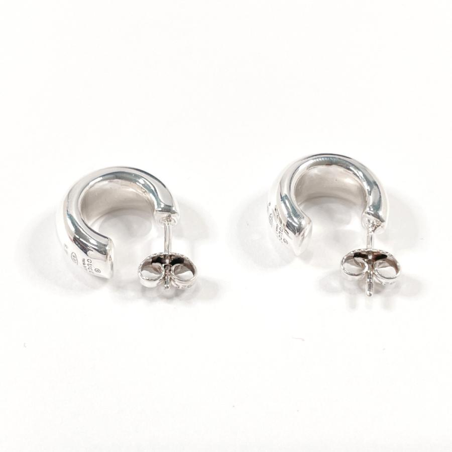 GUCCI グッチ ピアス フープ シルバー925 シンプル アクセサリー GUCCI グッチ ピアス フープ シルバー925 シンプル アクセサリー