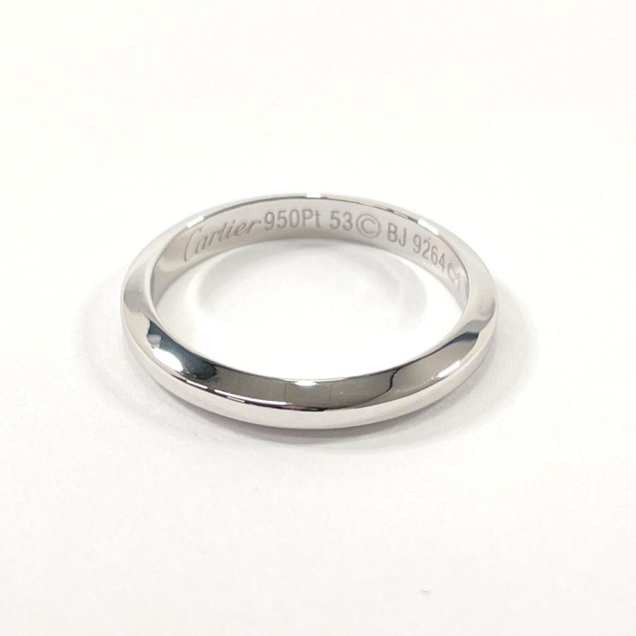 12号 カルティエ CARTIER リング・指輪 Pt950プラチナ シルバー ウェディングリング 結婚指輪  !店 通販 