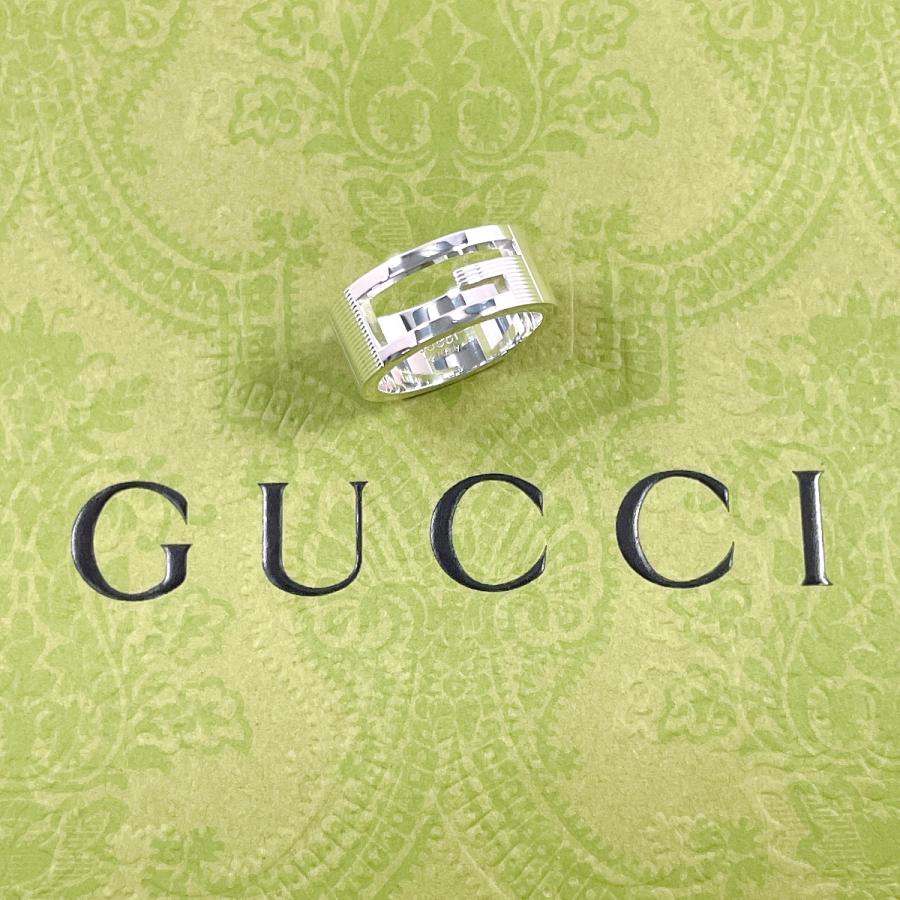 GUCCI（グッチ） 9号 リング・指輪 ブランデッド カットアウトG 表記
