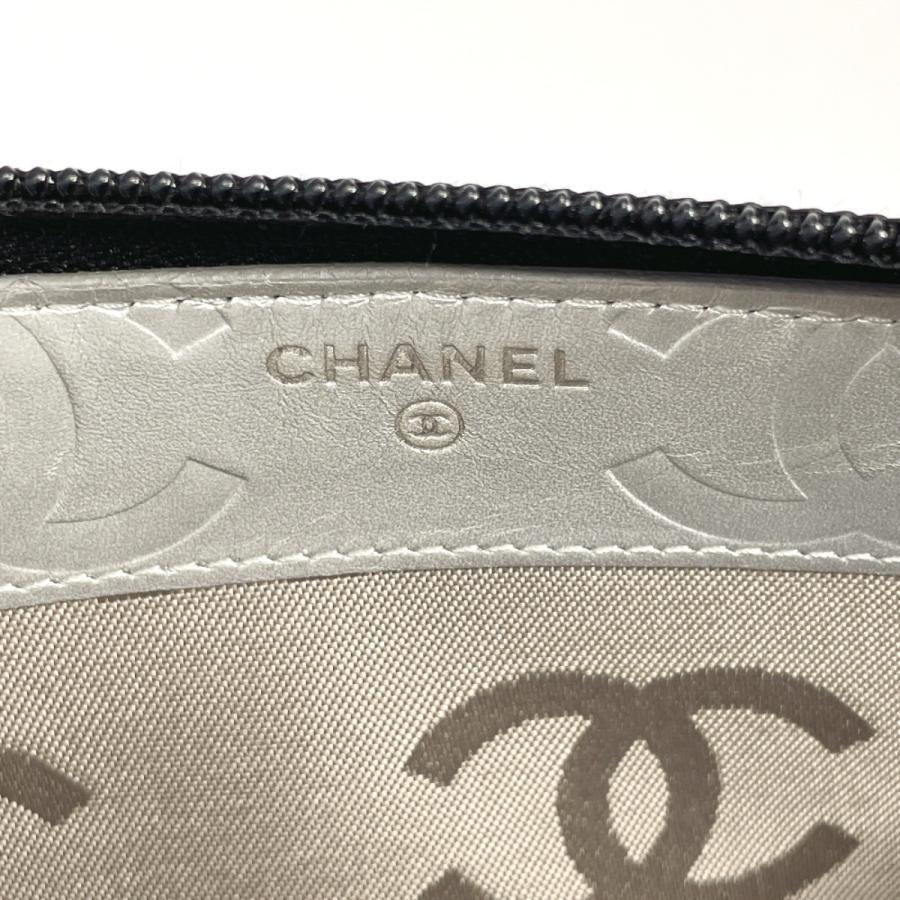 CHANEL（シャネル） 長財布 カンボンライン ラムスキン ブラック