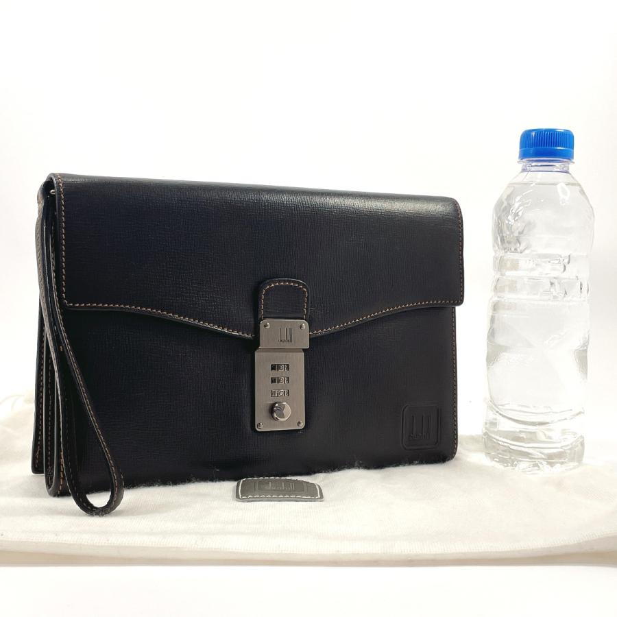 dunhill（ダンヒル） セカンドバッグ クラッチバッグ レザー ブラック