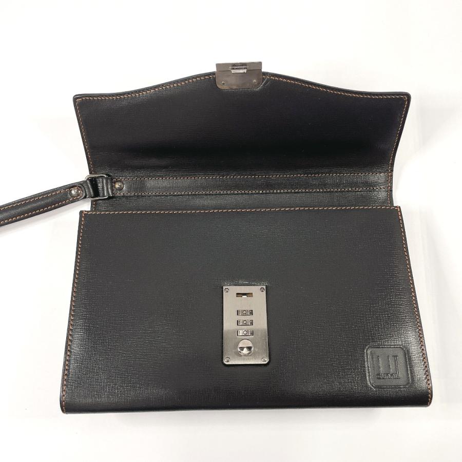 dunhill（ダンヒル） セカンドバッグ クラッチバッグ レザー ブラック