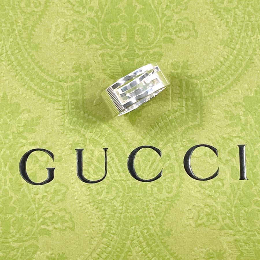 GUCCI（グッチ） 11号 リング・指輪 ブランデッド カットアウトG 表記