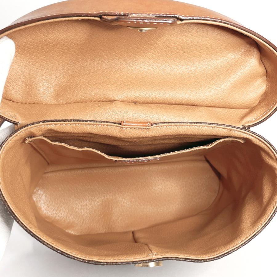 CELINE（セリーヌ） ハンドバッグ マカダム PVC/レザー ブラウン 2WAY