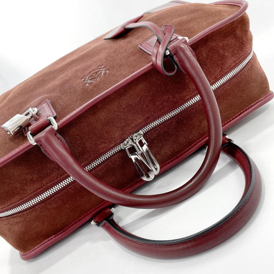 LOEWE（ロエベ） ハンドバッグ アマソナ 32 スウェード/レザー