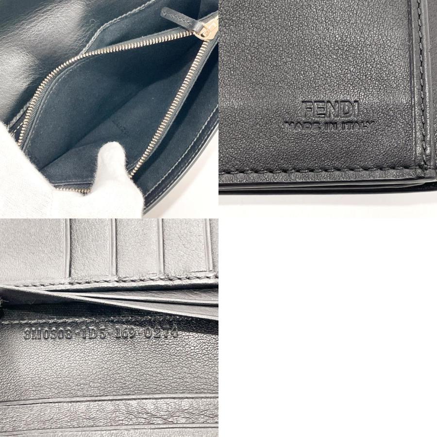 FENDI（フェンディ） 二つ折り 長財布 8M0308 ピーカブー レザー
