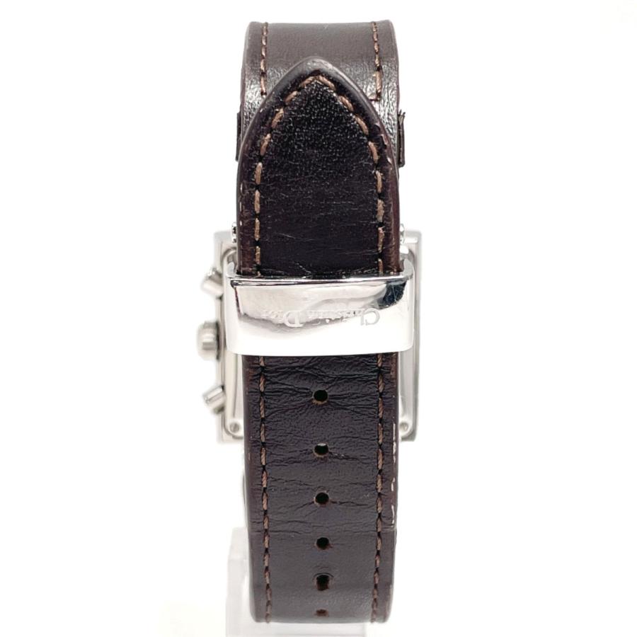 ディオール Dior 腕時計 D81-100 ステンレススチール/レザー シルバー