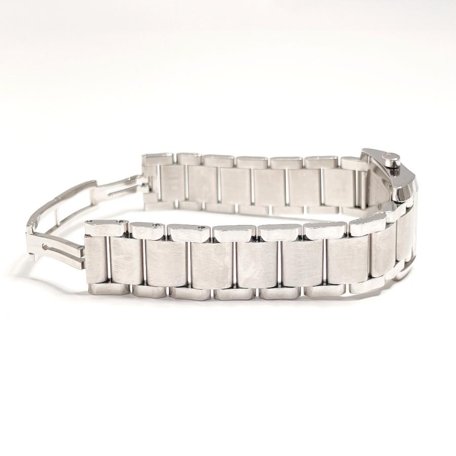電池交換済 BAUME&amp;MERCIER ボーム&amp;メルシェ ディアマント 65488 ダイヤモンド 11Pダイヤ 30m防水 デイト 白 ホワイトシェル SS ステンレス レディース クォーツ【6ヶ月保証】【腕時計】【中古】 BAUME&MERCIER - 電池交換済 BAUME&MERCIER ボーム&メルシェ ディア