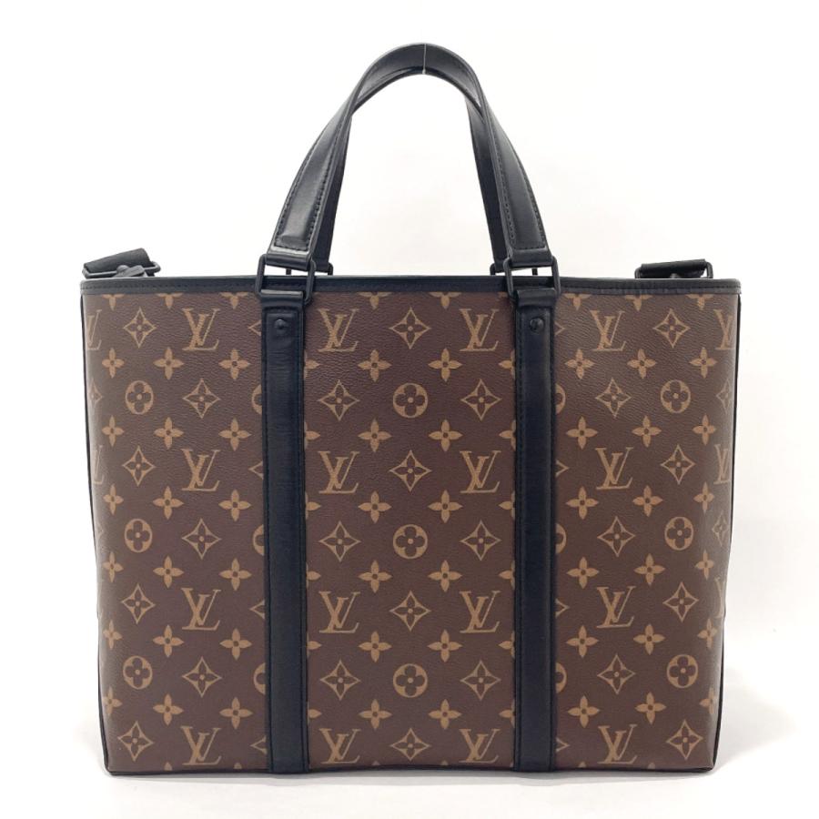 ルイヴィトン LOUIS VUITTON M45734  ウィークエンドPM  トートバッグ モノグラムマカサー 中古 LOUIS VUITTON（ルイ・ヴィトン） トートバッグ M45734 ウィークエンド