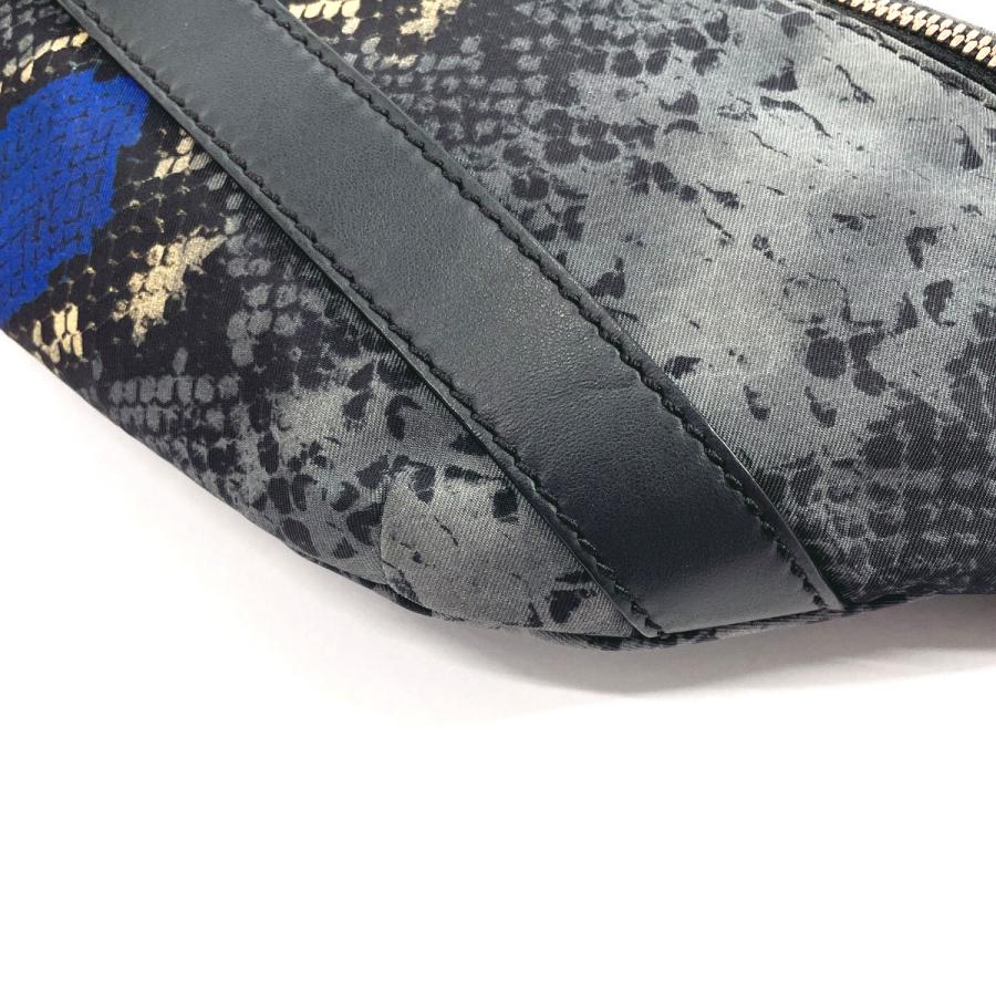 ヴェルサーチ VERSACE ボディバッグ DFB8429 パイソン柄 ナイロン